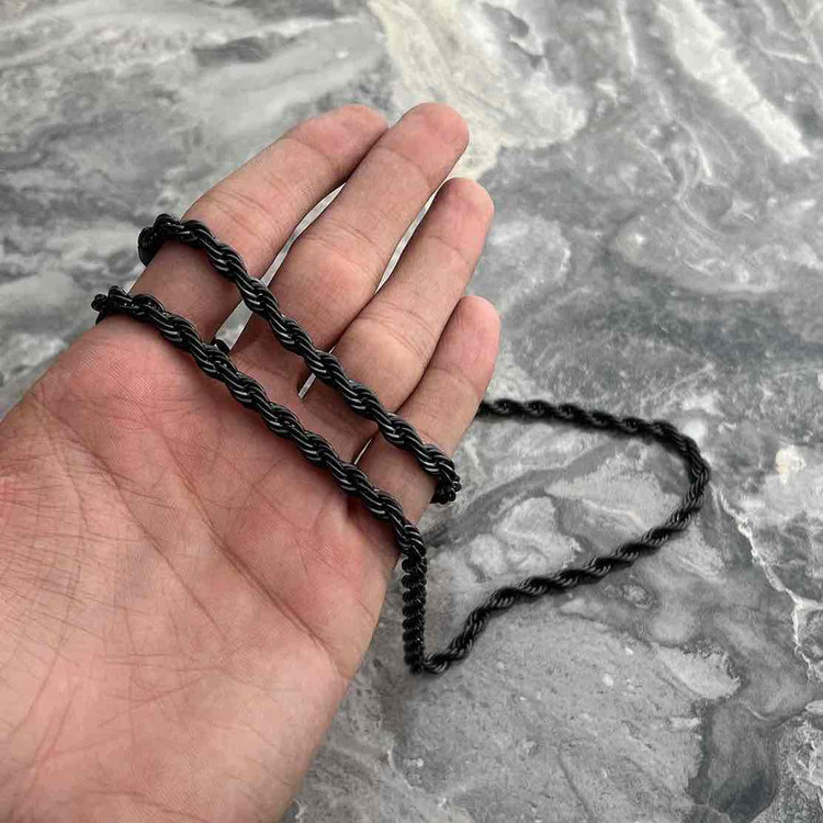 ست گردنبند و دستبند طنابی