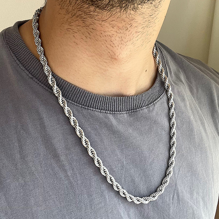 ست گردنبند و دستبند طنابی