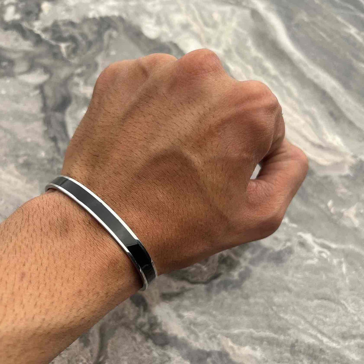دستبند خلخال کلاسیک دورنگ