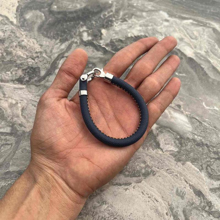 دستبند امگا 007 رابر و چرم