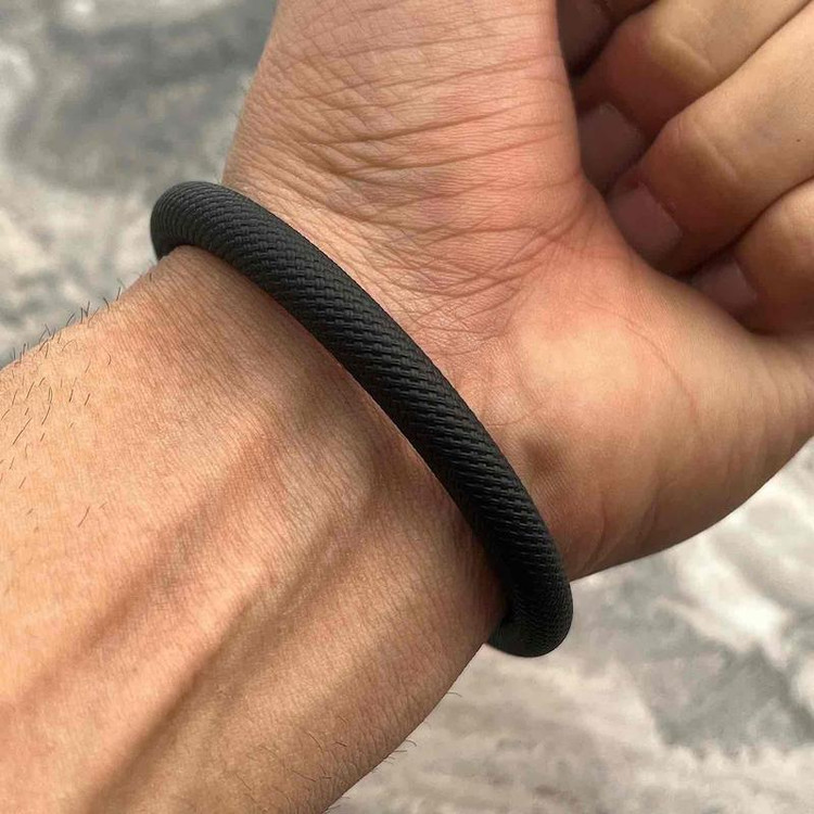 دستبند امگا 007 رابر و چرم