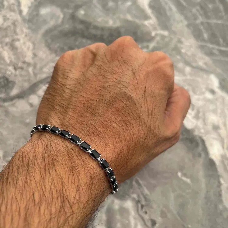 دستبند تنیسی مشکی